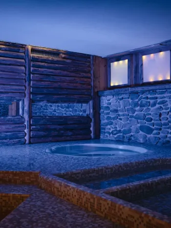 Jacuzzi wellness hotel la montanara