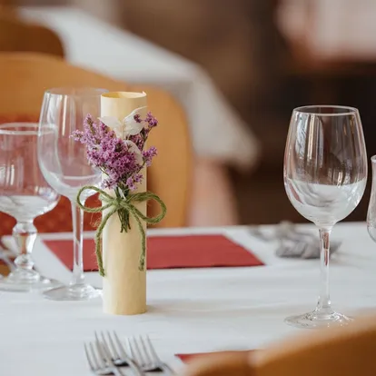 Hotel La Montanara Speißesaal Detail