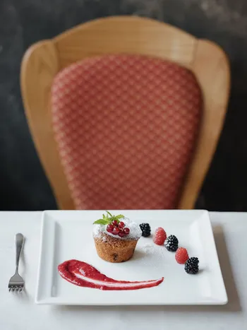 Un dolce del ristorante La Montanara