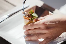 Aperitivo in giardino a Predazzo