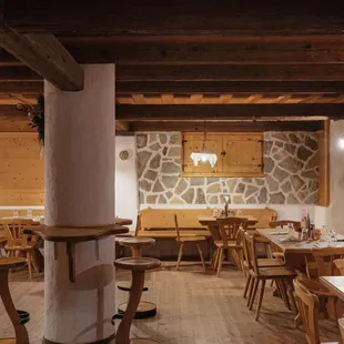 Stube della taverna El Ferner Hotel La Montanara