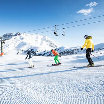 Piste da sci latemar val di fiemme