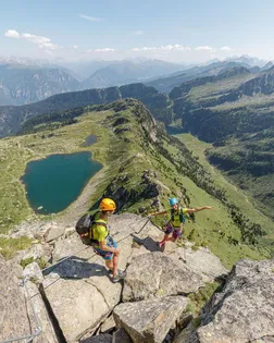 Via ferrata laghi bombasel cermis trentino